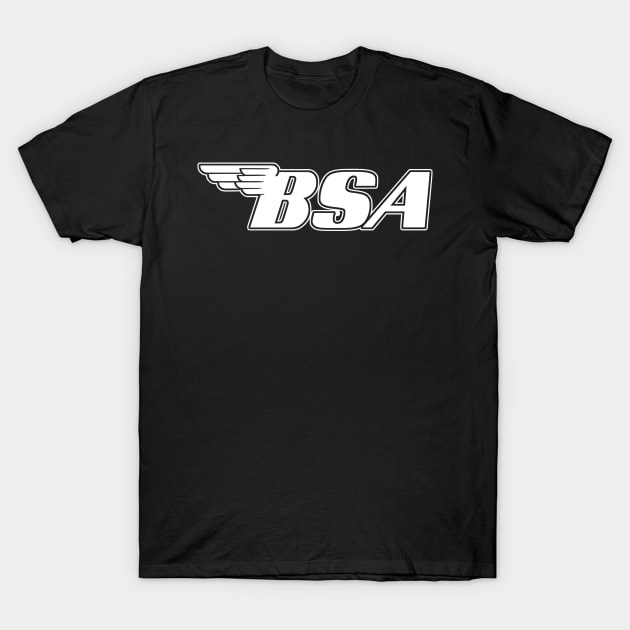 Bsa Motorcycles T-Shirt by KDenimz